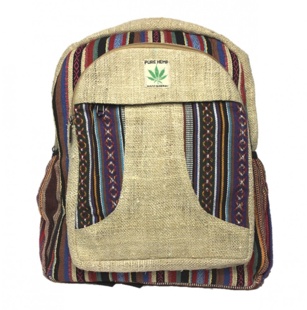 Rucksack Hemp cultbagz Hanf big lines purple